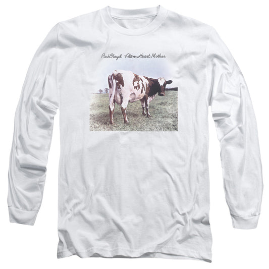 Pink Floyd Atom Heart Mother Mens Long Sleeve Shirt White