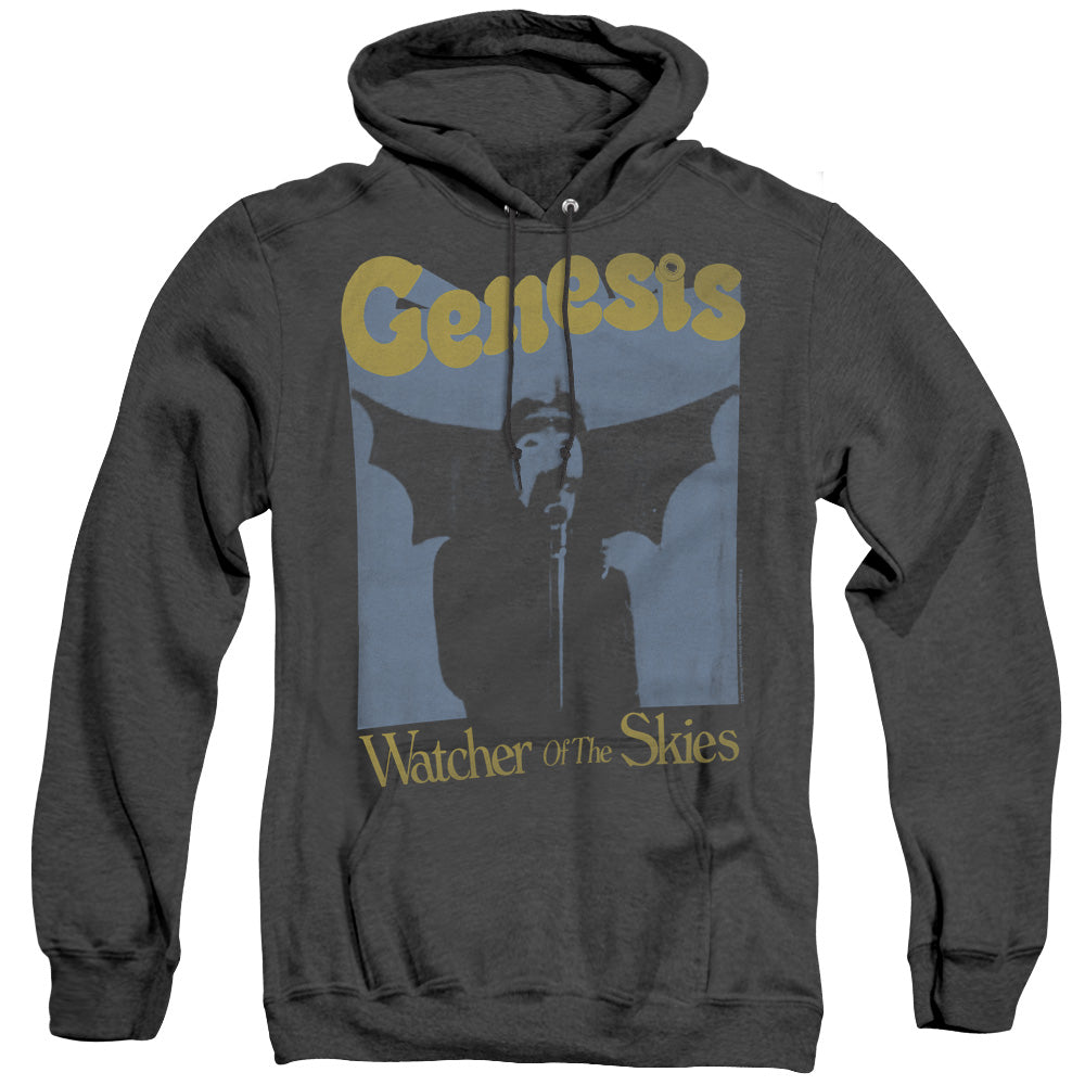 Genesis Watcher Of The Skies Heather Mens Hoodie Black