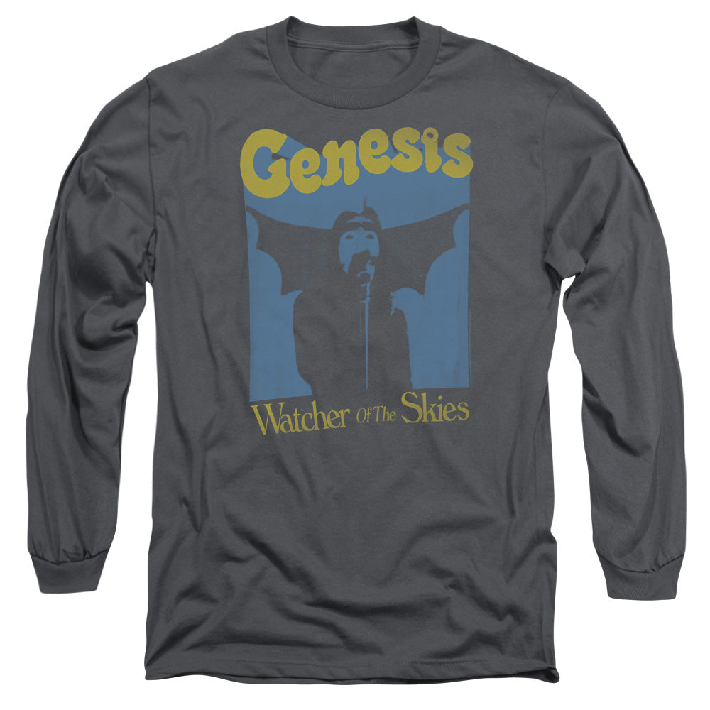 Genesis Watcher Of The Skies Mens Long Sleeve Shirt Charcoal Officially Licensed
