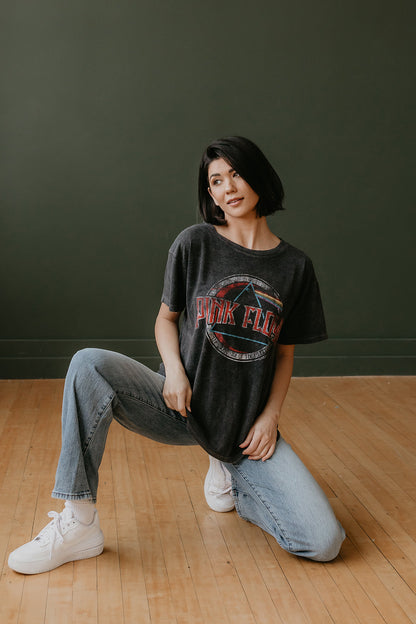 Pink Floyd Dark Side Of The Moon Tee Womens T Shirt Vintage Black