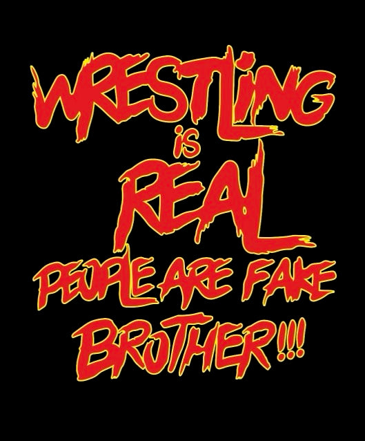Hulk Hogan Wrestling is Real Mens T Shirt Black