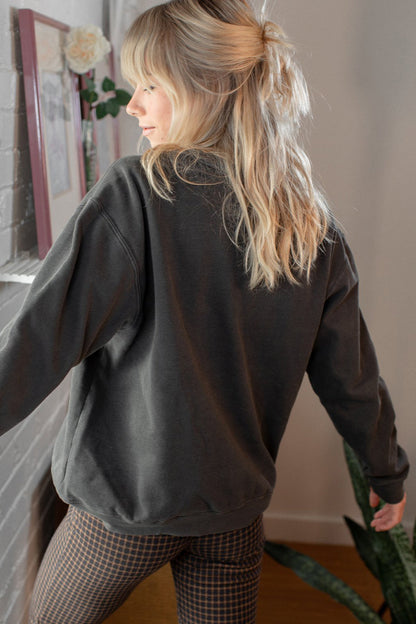 Led Zeppelin USA 1977 Womens Crewneck Sweatshirt Vintage Black