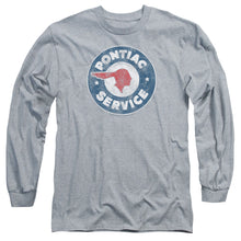 Load image into Gallery viewer, Pontiac Vintage Pontiac Service Mens Long Sleeve Shirt Athletic Heather

