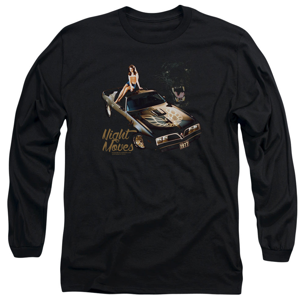 Chevy Night Moves Mens Long Sleeve Shirt Black