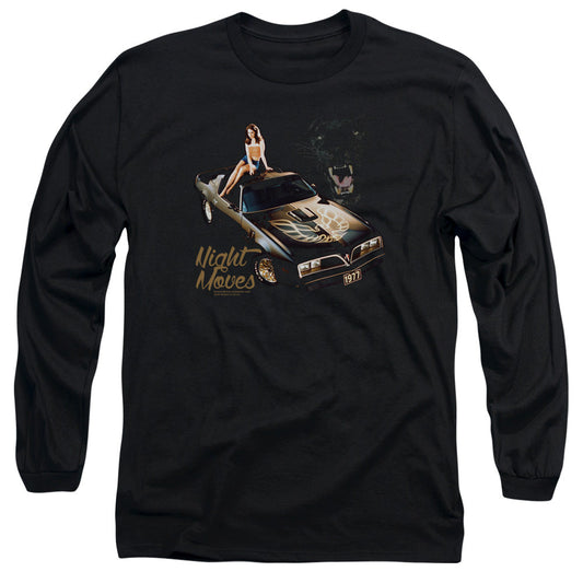 Chevy Night Moves Mens Long Sleeve Shirt Black