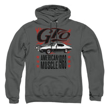 Load image into Gallery viewer, Pontiac Gto Flames Mens Hoodie Charcoal
