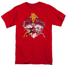 Load image into Gallery viewer, Power Rangers Retro Rangers Mens T Shirt Red
