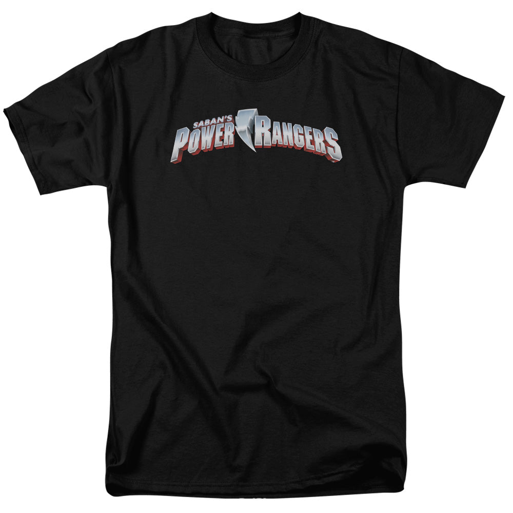 Power Rangers New Logo Mens T Shirt Black