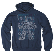 Load image into Gallery viewer, Power Rangers Mega Plans Mens Hoodie Navy
