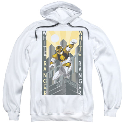 Power Rangers White Ranger Duo Mens Hoodie White