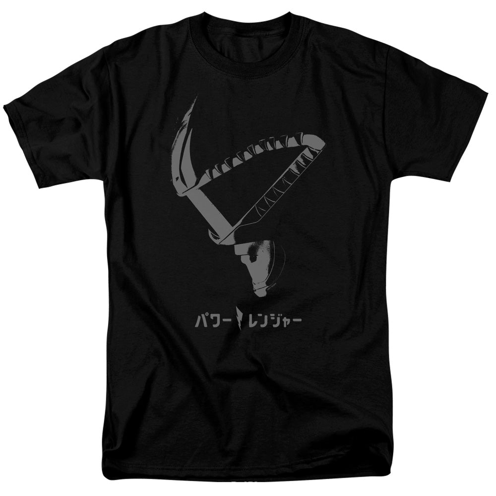 Power Rangers Helmet Mens T Shirt Black