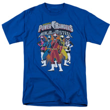 Load image into Gallery viewer, Power Rangers Team Lineup Mens T Shirt Royal Blue
