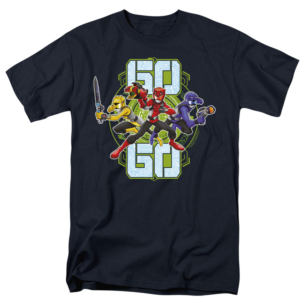 Power Rangers Go Go Mens T Shirt Navy