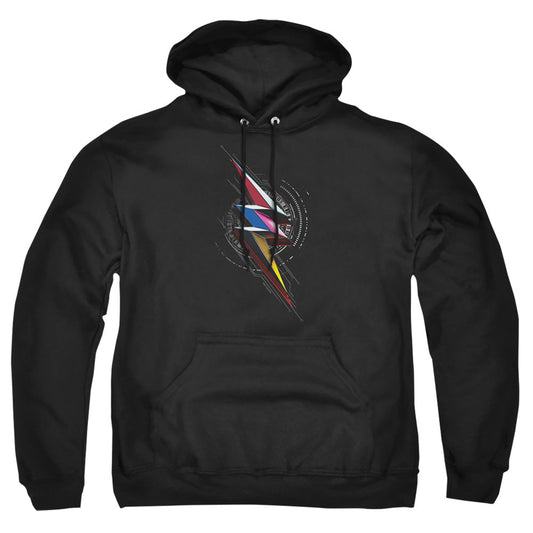 Power Rangers Bolt Sigil Mens Hoodie Black