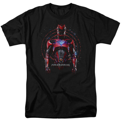 Power Rangers Red Ranger Mens T Shirt Black