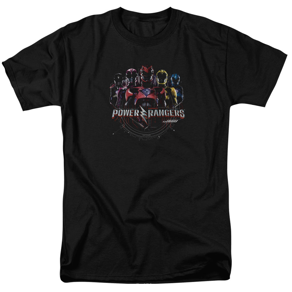 Power Rangers Ranger Circuitry Mens T Shirt Black