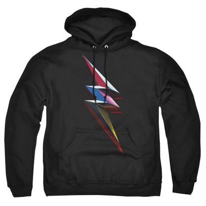 Power Rangers Movie Bolt Mens Hoodie Black