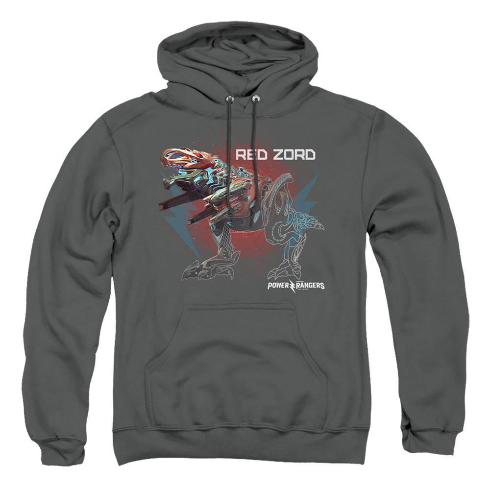 Power Rangers Red Zord Mens Hoodie Charcoal