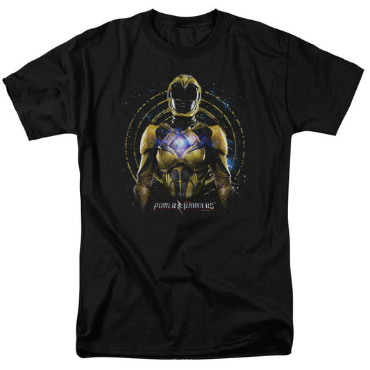 Power Rangers Yellow Ranger Mens T Shirt Black