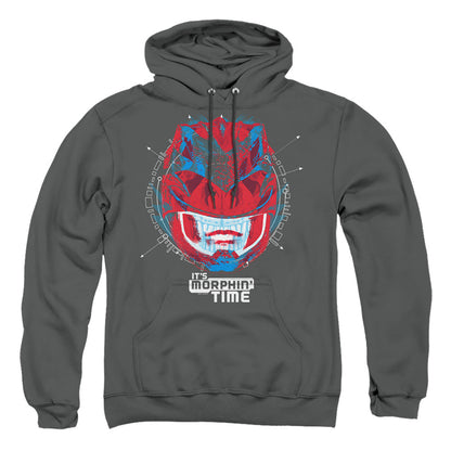 Power Rangers Its Morphin Time Mens Hoodie Charcoal
