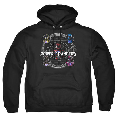 Power Rangers Greatest Glory Mens Hoodie Black