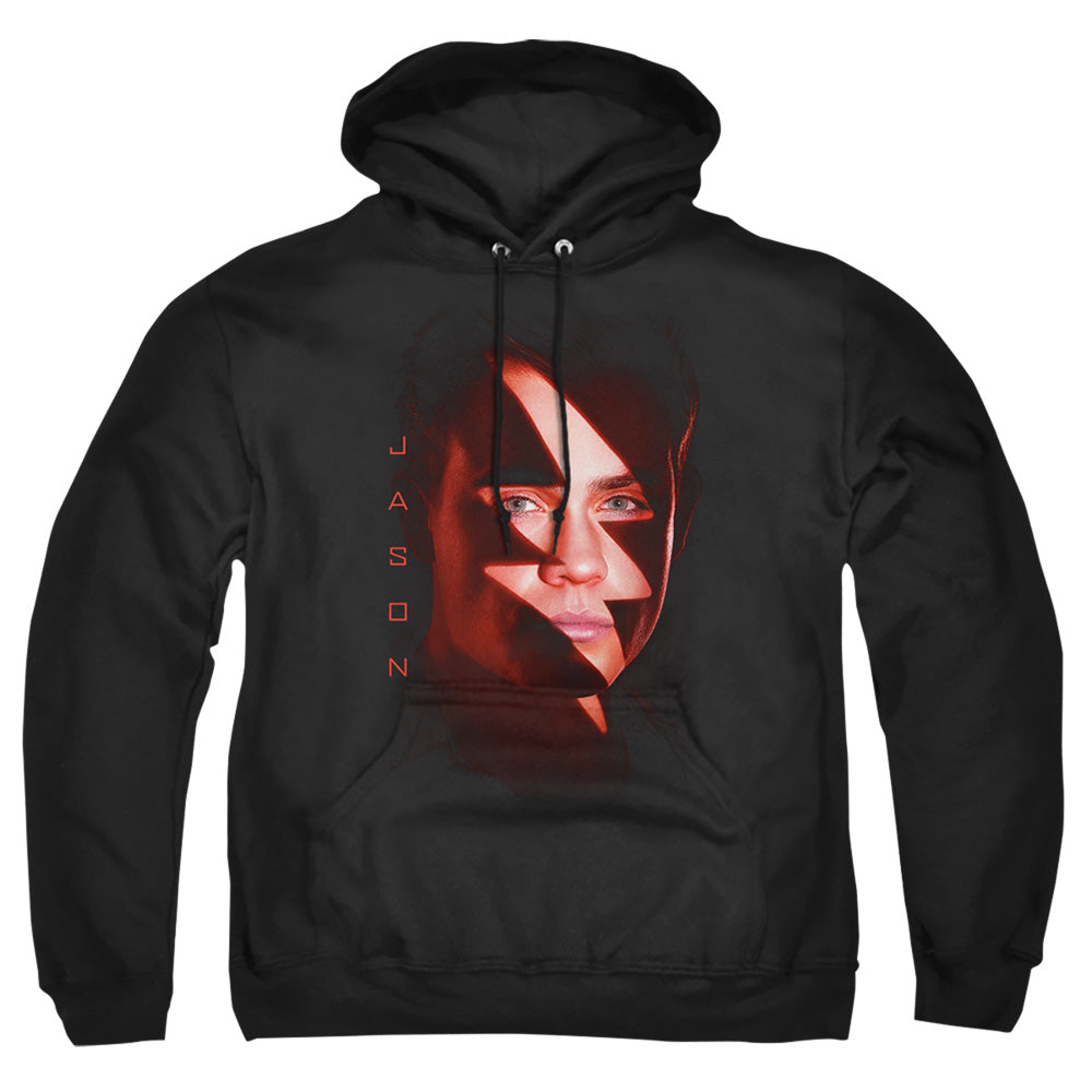 Power Rangers Jason Bolt Mens Hoodie Black