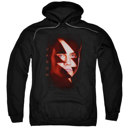 Power Rangers Jason Bolt Mens Hoodie Black
