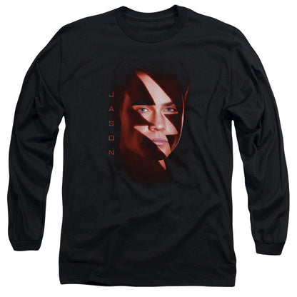 Power Rangers Jason Bolt Mens Long Sleeve Shirt Black