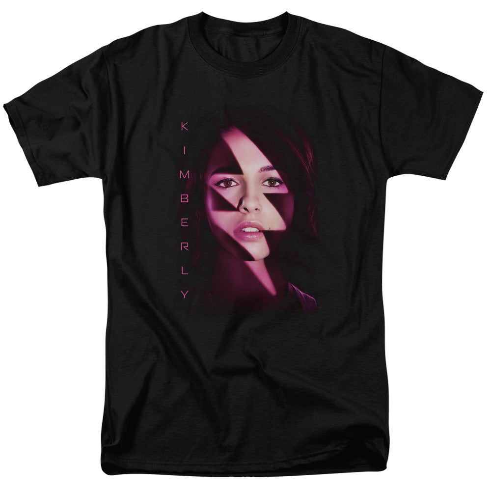 Power Rangers Kimberly Bolt Mens T Shirt Black