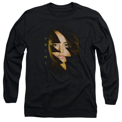 Power Rangers Trini Bolt Mens Long Sleeve Shirt Black