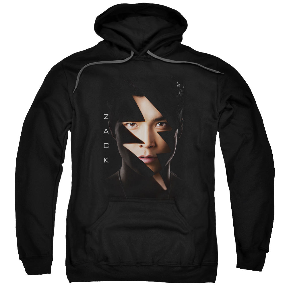 Power Rangers Zack Bolt Mens Hoodie Black