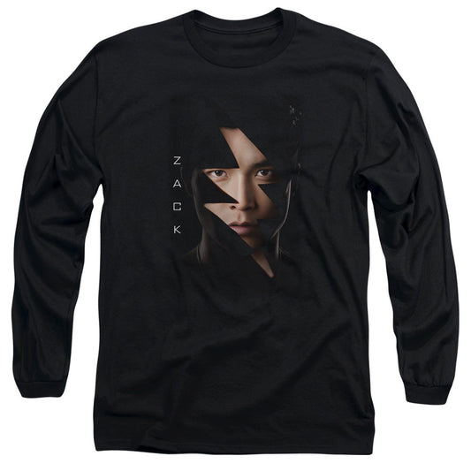 Power Rangers Zack Bolt Mens Long Sleeve Shirt Black