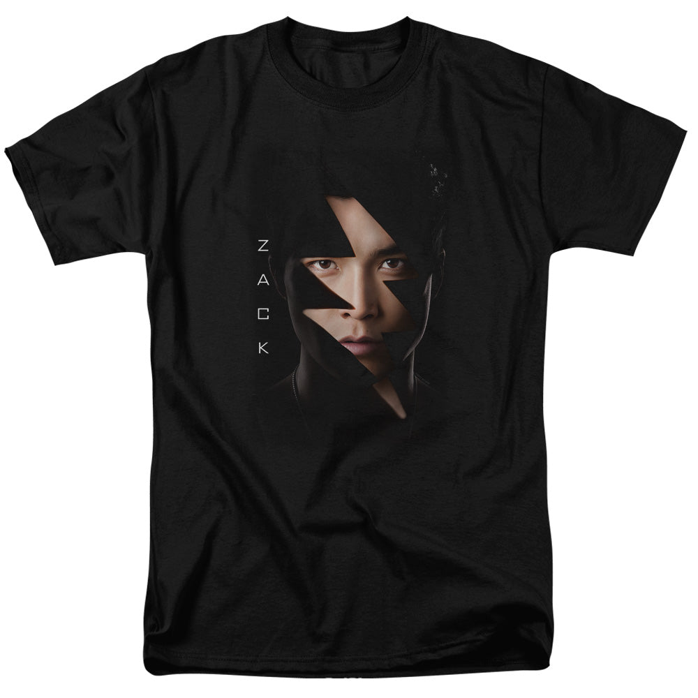 Power Rangers Zack Bolt Mens T Shirt Black