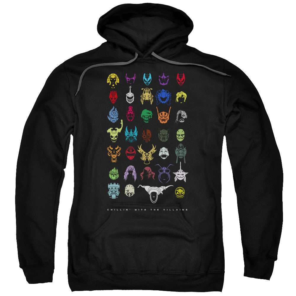 Power Rangers Villains Mens Hoodie Black