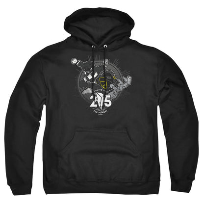 Power Rangers Black 25 Mens Hoodie Black