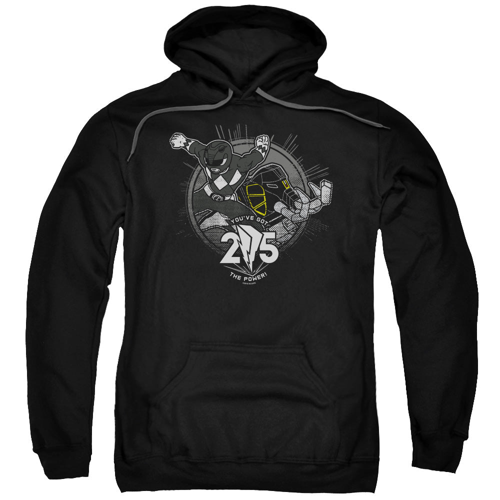 Power Rangers Black 25 Mens Hoodie Black