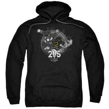 Power Rangers Black 25 Mens Hoodie Black