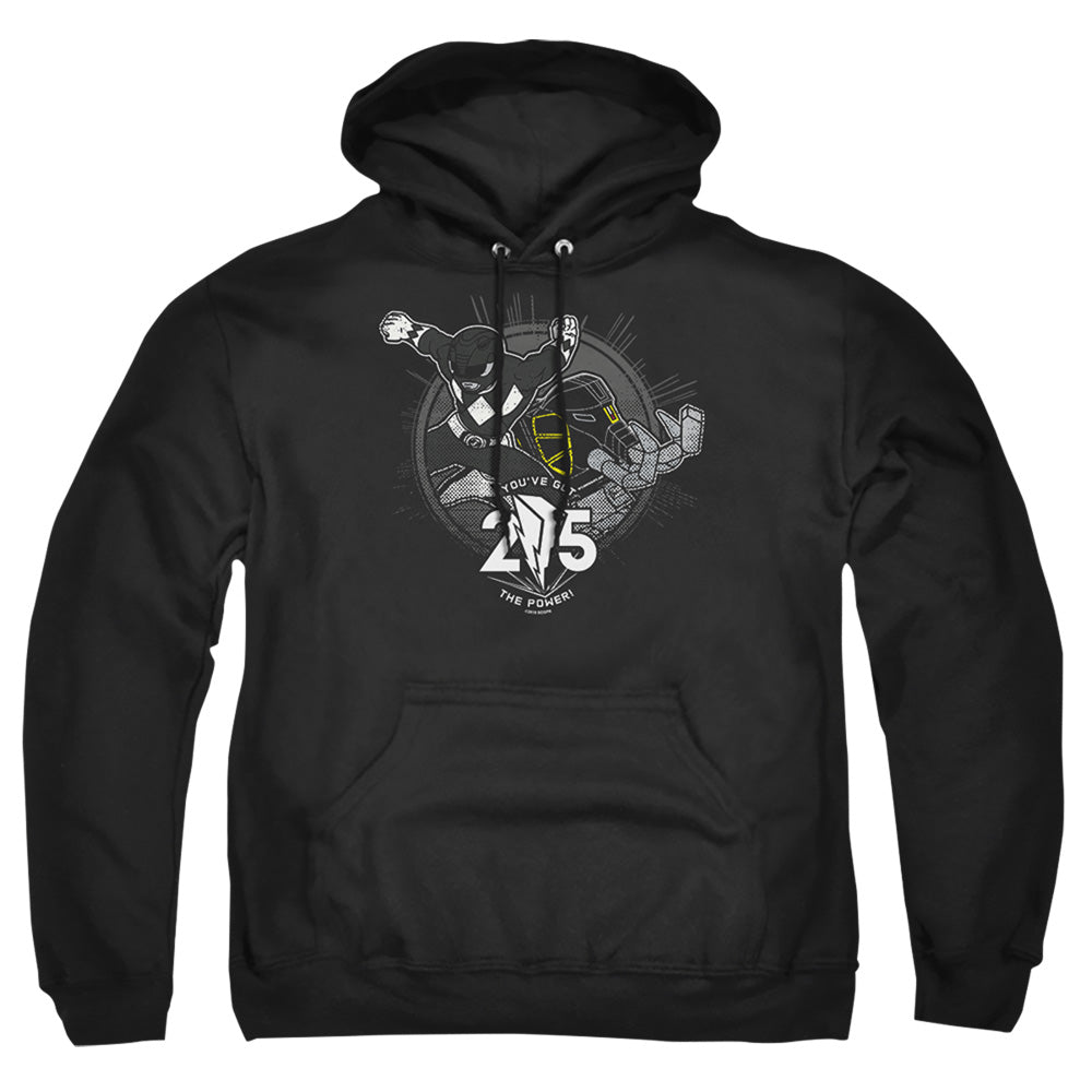 Power Rangers Black 25 Mens Hoodie Black