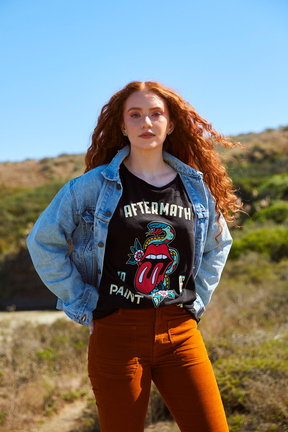 Rolling Stones Paint It Black Long Sleeve Womens Shirt Black