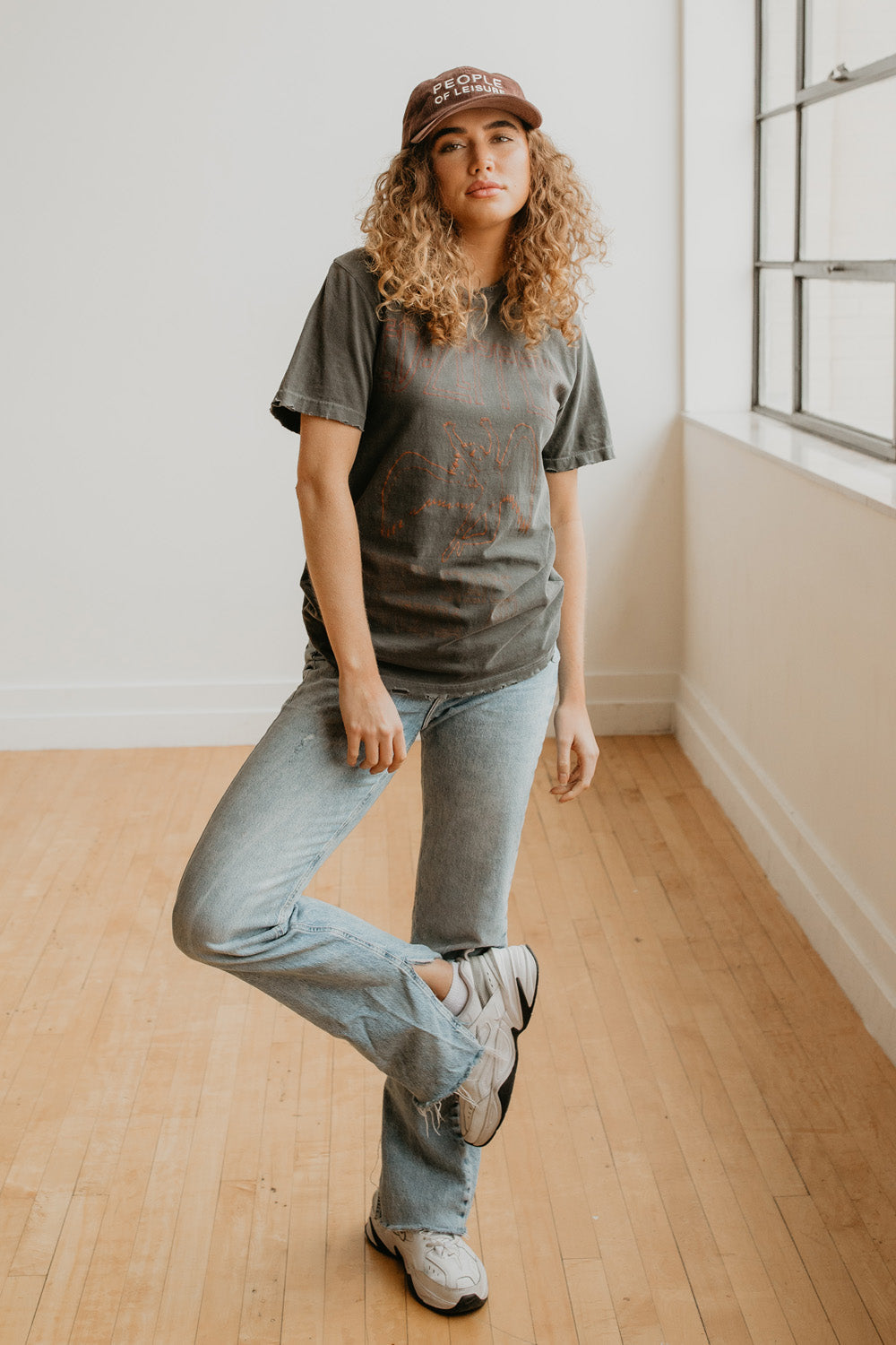 Led Zeppelin Sunkissed Boyfriend Tee Womens T Shirt Vintage Black