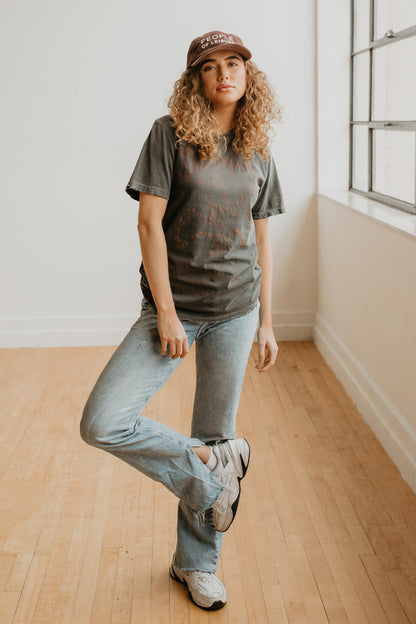 Led Zeppelin Sunkissed Boyfriend Tee Womens T Shirt Vintage Black