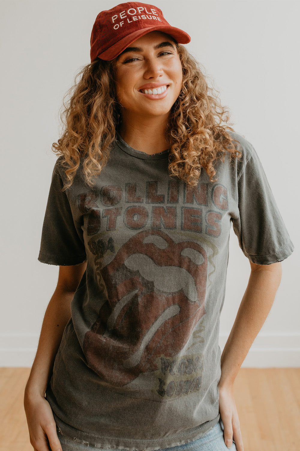 Rolling Stones Voodoo Sunkissed Tee Womens T Shirt Vintage Black