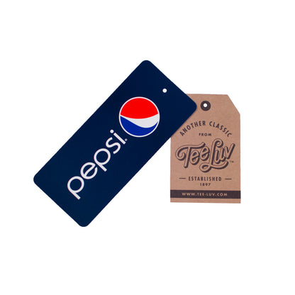 80s Pepsi Logo Mens T Shirt Navy Blue