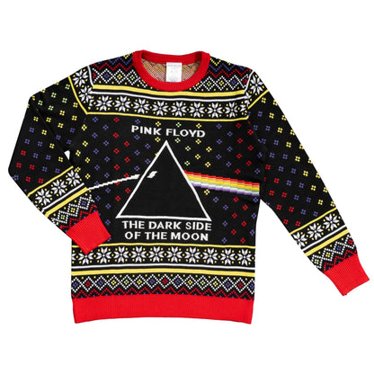 Pink Floyd Dark Side of the Moon LP Cover Adult Unisex Ugly Christmas Sweater