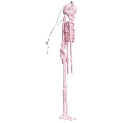 Pink Skeleton Funny Christmas Tree Holiday Ornament