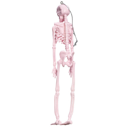 Pink Skeleton Funny Christmas Tree Holiday Ornament