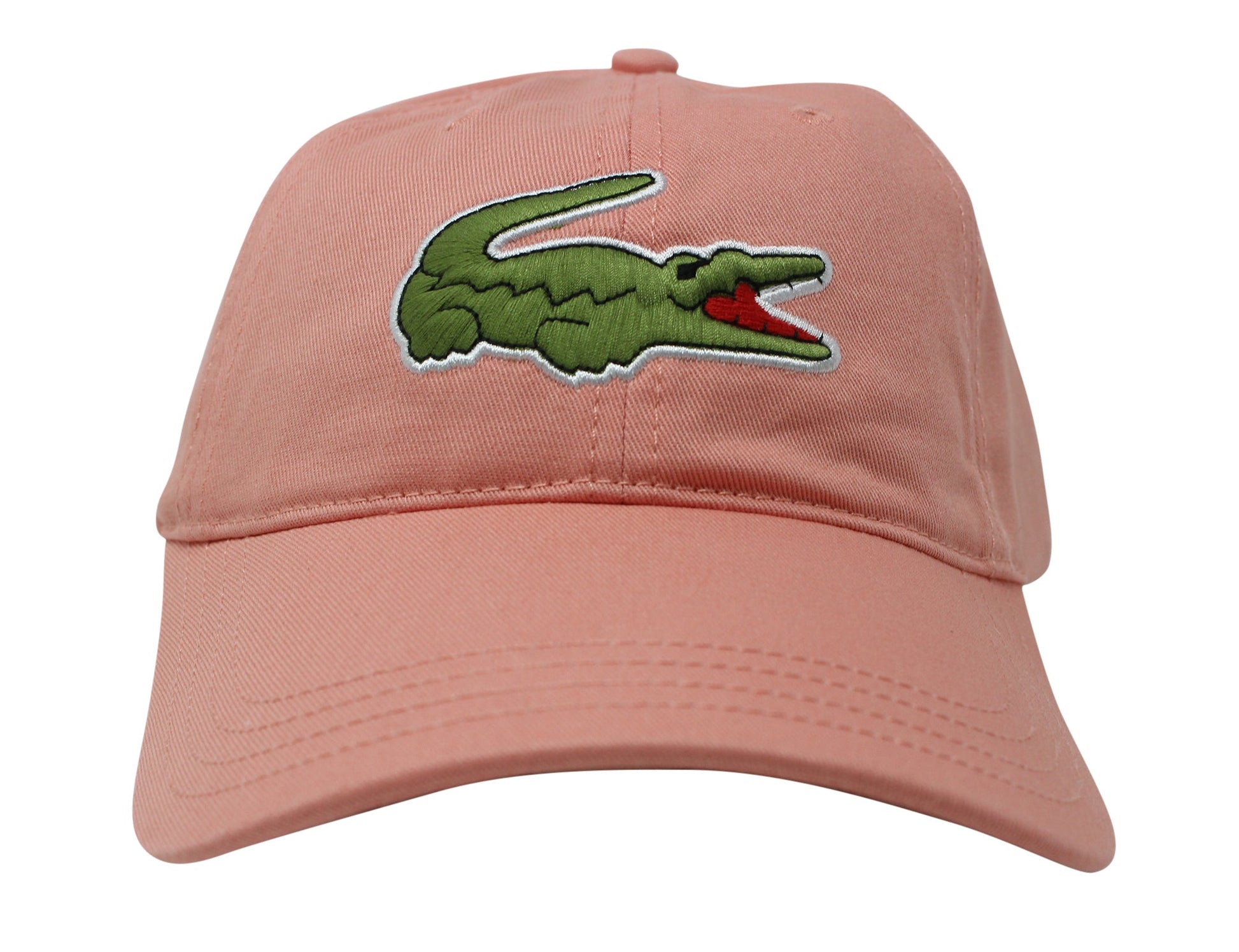 Lacoste Men's Classic Large Croc Logo Cap with Leather Strap Hat