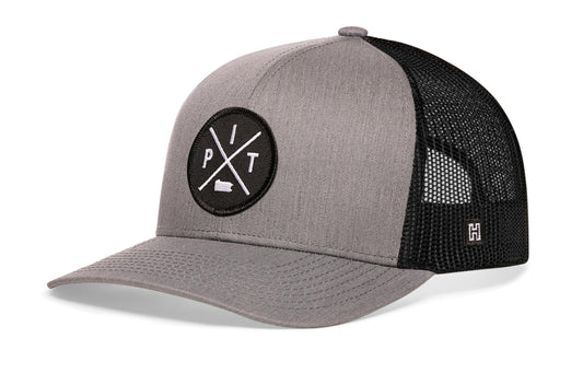 Pittsburgh Trucker Haka Hat Gray-Black PIT X Snapback