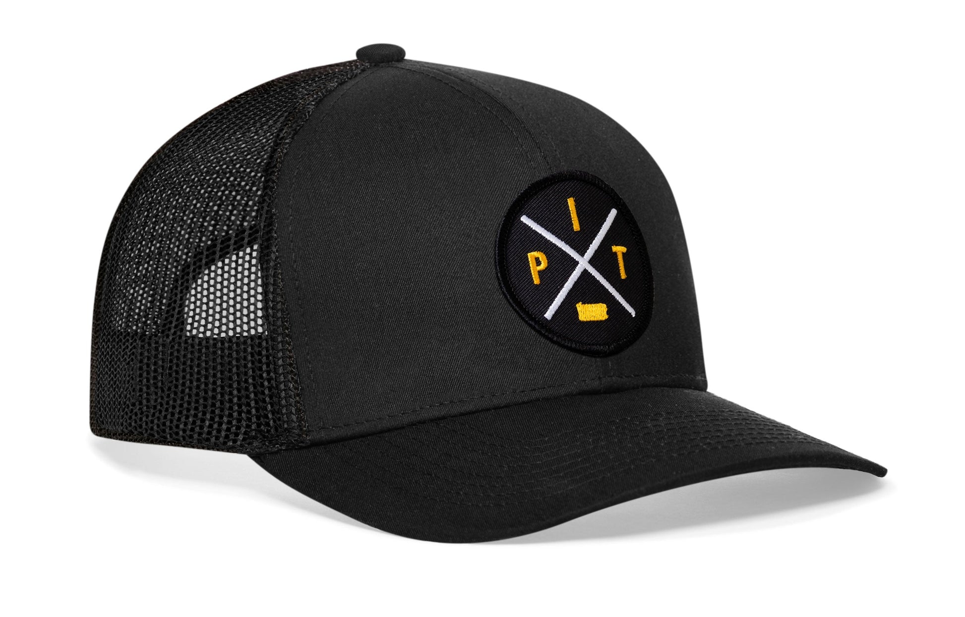 Pittsburgh Trucker Haka Hat Black PIT X Snapback