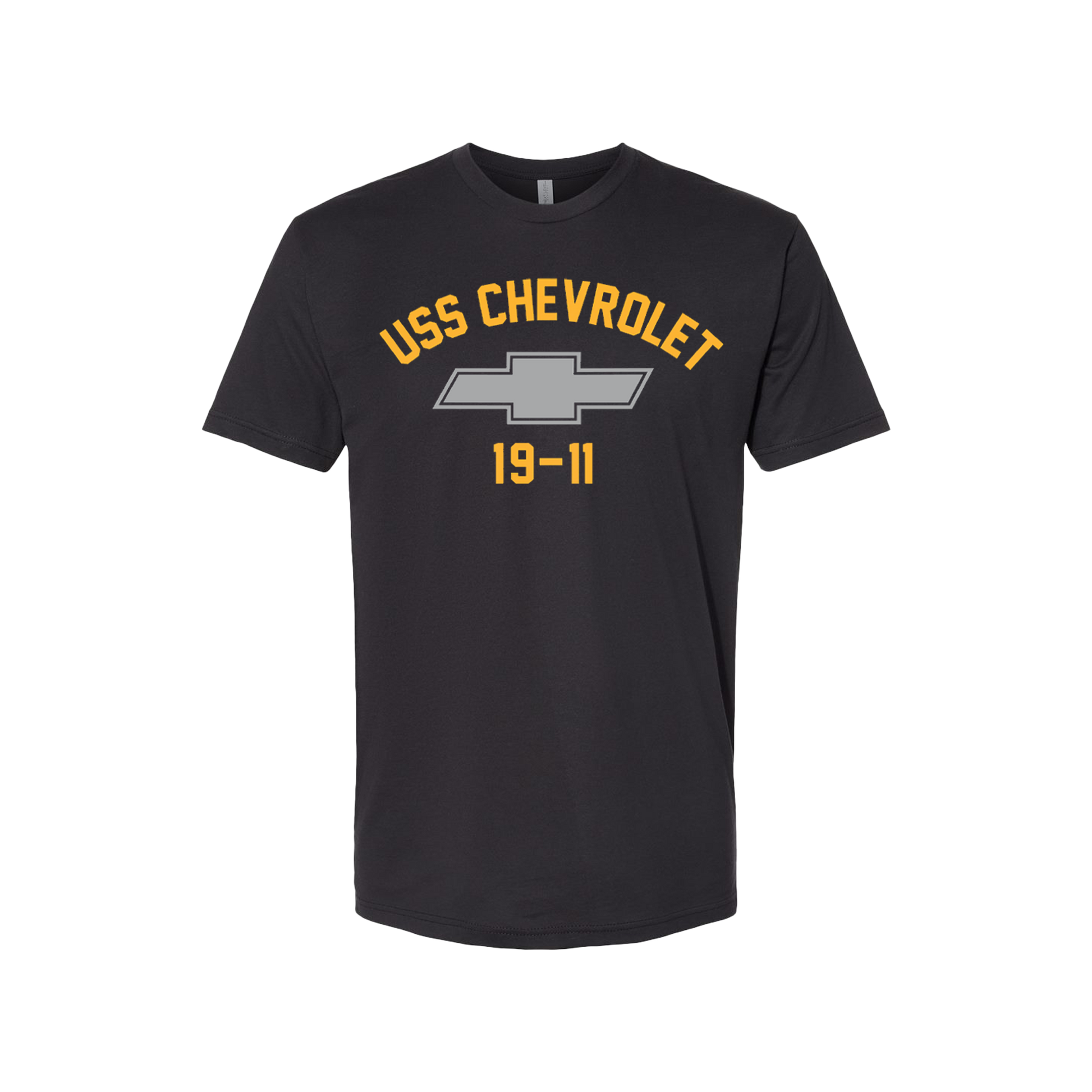 Chevrolet "USS Chevrolet 19-11" Mens T Shirt Black